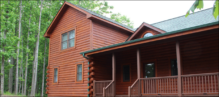 Log Home Staining in Galax City, Virginia