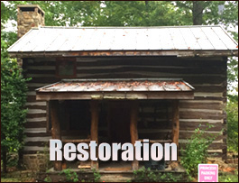 Historic Log Cabin Restoration  Galax City, Virginia